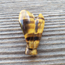 Load image into Gallery viewer, 1" TIGER EYE ANGEL Natural Handcarved Stone Gemstone