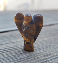 Load image into Gallery viewer, 1" TIGER EYE ANGEL Natural Handcarved Stone Gemstone