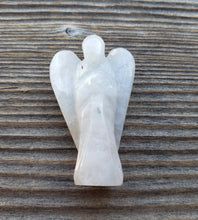 Load image into Gallery viewer, 1" RAINBOW MOONSTONE ANGEL Natural Handcarved Stone Gemstone