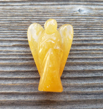 Load image into Gallery viewer, 1" GOLDEN QUARTZ ANGEL Natural Handcarved Stone Gemstone