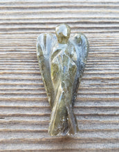 Load image into Gallery viewer, 1" LABRADORITE ANGEL Natural Handcarved Stone Gemstone