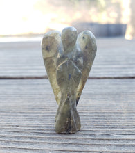 Load image into Gallery viewer, 1" LABRADORITE ANGEL Natural Handcarved Stone Gemstone