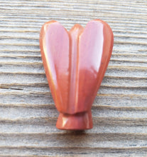 Load image into Gallery viewer, 1" RED JASPER ANGEL Natural Handcarved Stone Gemstone