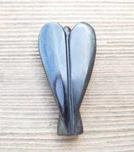 Load image into Gallery viewer, 3" OBSIDIAN ANGEL Natural Handcarved Stone Gemstone