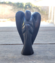 Load image into Gallery viewer, 3" BLACK TOURMALINE ANGEL Natural Handcarved Stone Gemstone