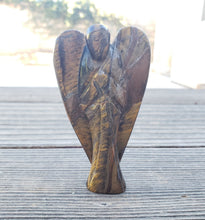 Load image into Gallery viewer, 3" TIGER EYE ANGEL Natural Handcarved Stone Gemstone