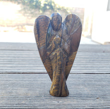 Load image into Gallery viewer, 3" TIGER EYE ANGEL Natural Handcarved Stone Gemstone