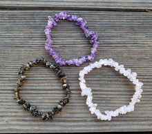 Load image into Gallery viewer, CALM Natural Stone Gemstone Stretchy Chip Bracelet Set