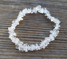 Load image into Gallery viewer, BANISH BAD ENERGY Natural Stone Gemstone Stretchy Chip Bracelet Set