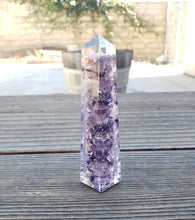 Load image into Gallery viewer, NATURAL ORGONE  Amethyst TOWER Gemstone Stone Crystal