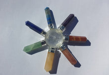Load image into Gallery viewer, 7 CHAKRA ENERGY GENERATOR Natural Gemstone