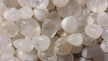 Load image into Gallery viewer, CLEAR QUARTZ TUMBLED Stone One (1) Medium/Large Natural Tumble Stone