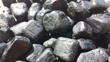 Load image into Gallery viewer, THREE (3) BLACK TOURMALINE Tumbled Stones Medium/Large Natural Tumble Stones