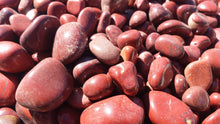 Load image into Gallery viewer, RED JASPER TUMBLED Stone One (1) Medium/Large Natural Tumble Stone