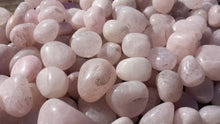 Load image into Gallery viewer, ROSE QUARTZ TUMBLED Stone One (1) Medium/Large Natural Tumble Stone