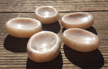 Load image into Gallery viewer, MOONSTONE Worry Stone Natural Stone Hand Carved Gemstone Worry Stone