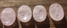 Load image into Gallery viewer, ROSE QUARTZ Worry Stone Natural Stone Hand Carved Gemstone Worry Stone