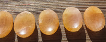 Load image into Gallery viewer, GOLDEN QUARTZ Worry Stone Natural Stone Hand Carved Gemstone Worry Stone