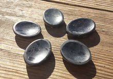 Load image into Gallery viewer, BLACK TOURMALINE Worry Stone Natural Stone Hand Carved Gemstone Worry Stone