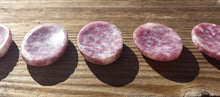 Load image into Gallery viewer, LEPIDOLITE Worry Stone Natural Stone Hand Carved Gemstone Worry Stone