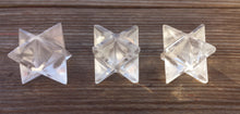 Load image into Gallery viewer, GEMSTONE MERKABA STAR Natural Clear Quartz (One)
