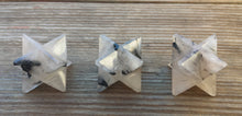 Load image into Gallery viewer, GEMSTONE MERKABA STAR Natural Tourmilated Quartz (One)