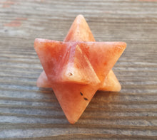 Load image into Gallery viewer, GEMSTONE MERKABA STAR Natural Sunstone (One)