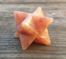 Load image into Gallery viewer, GEMSTONE MERKABA STAR Natural Sunstone (One)