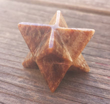 Load image into Gallery viewer, GEMSTONE MERKABA STAR Natural Aragonite (One)