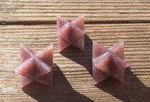 Load image into Gallery viewer, GEMSTONE MERKABA STAR Natural Lepidolite (One)