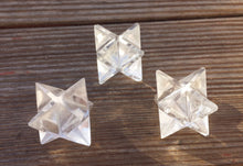 Load image into Gallery viewer, GEMSTONE MERKABA STAR Natural Clear Quartz (One)