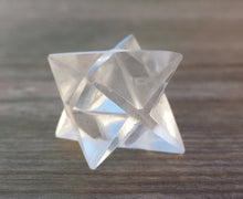 Load image into Gallery viewer, GEMSTONE MERKABA STAR Natural Clear Quartz (One)