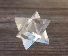 Load image into Gallery viewer, GEMSTONE MERKABA STAR Natural Clear Quartz (One)