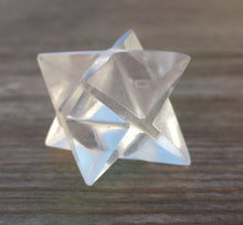 Load image into Gallery viewer, GEMSTONE MERKABA STAR Natural Clear Quartz (One)