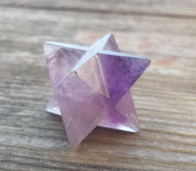 Load image into Gallery viewer, GEMSTONE MERKABA STAR Natural Amethyst (One)