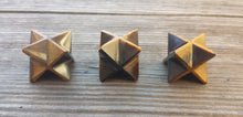 Load image into Gallery viewer, GEMSTONE MERKABA STAR Natural Tiger Eye (One)