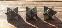 Load image into Gallery viewer, GEMSTONE MERKABA STAR Natural Black Agate (One)
