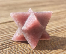 Load image into Gallery viewer, GEMSTONE MERKABA STAR Natural Lepidolite (One)