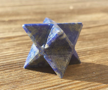 Load image into Gallery viewer, GEMSTONE MERKABA STAR Natural Lapis Lazuli (One)