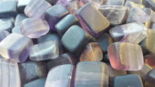 Load image into Gallery viewer, PURPLE FLUORITE TUMBLED Stone One (1) Medium/Large Natural Tumble Stone