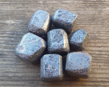 Load image into Gallery viewer, THREE (3) HEMATITE TUMBLED Stones Medium/Large Natural Tumble Stones