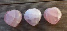 Load image into Gallery viewer, NATURAL ROSE QUARTZ Gemstone Puffy Heart 40-45mm