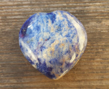 Load image into Gallery viewer, NATURAL SODALITE Gemstone Puffy Heart 40-45mm