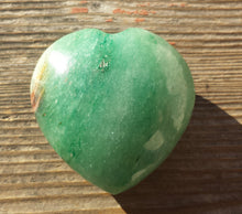 Load image into Gallery viewer, NATURAL GREEN AVENTURINE Gemstone Puffy Heart 40-45mm