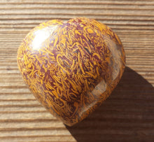 Load image into Gallery viewer, NATURAL CALLIGRAPHY STONE (Miriam Stone) Gemstone Puffy Heart 40-45mm