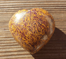 Load image into Gallery viewer, NATURAL CALLIGRAPHY STONE (Miriam Stone) Gemstone Puffy Heart 40-45mm