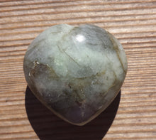 Load image into Gallery viewer, NATURAL LABRADORITE Gemstone Puffy Heart 40-45mm