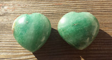 Load image into Gallery viewer, NATURAL GREEN AVENTURINE Gemstone Puffy Heart 40-45mm
