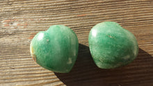 Load image into Gallery viewer, NATURAL GREEN AVENTURINE Gemstone Puffy Heart 40-45mm