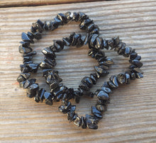 Load image into Gallery viewer, IOLITE Natural Stone Gemstone Stretchy Chip Bracelet